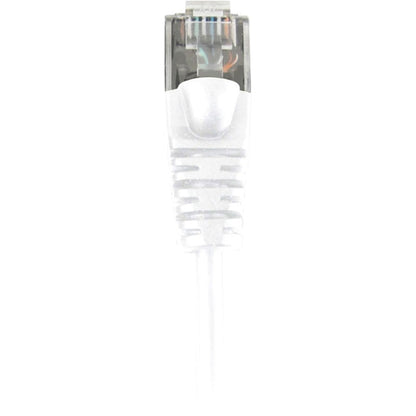 1Ft Microflex Cat6 White,Snagless Patch Lifetime Warranty