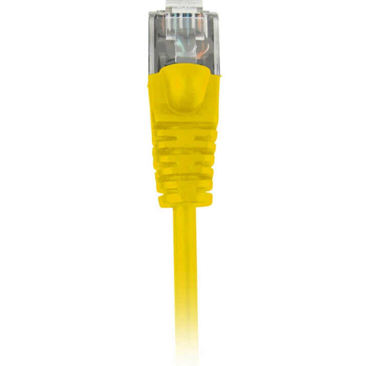 1Ft Microflex Cat6 Yellow,Snagless Patch Lifetime Warranty