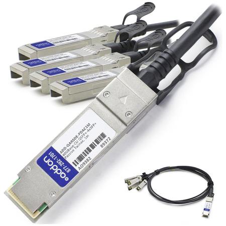 1M 40Gb Dac Cab-Q-S-1M/,462-3639 Qsfp+ To 4Xsfp+ 40Gbase-Cu