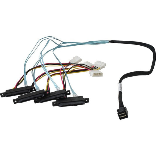 1M Int Mini-Sas Hd To 4Xsas,Cable Sff-8643 To 4Xsff- 8482