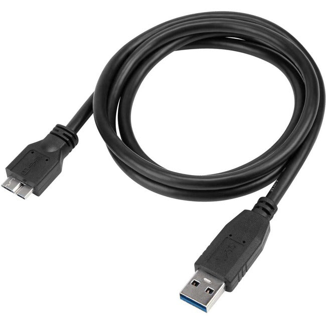 1M Usb-A Male To Micro Usb-B,Male Cable Black