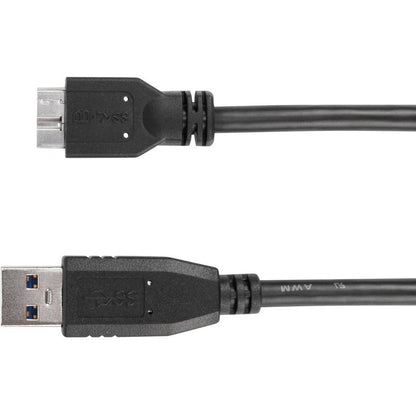 1M Usb-A Male To Micro Usb-B,Male Cable Black