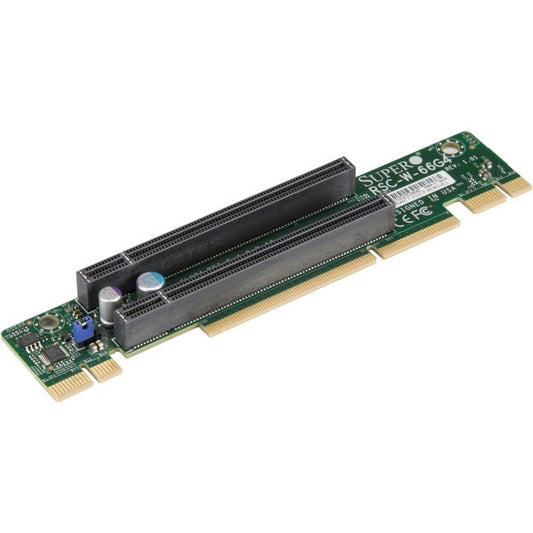 1U Lhs Wio Riser Card With Two,Pci-E 4.0 X16 Slots Hf Rohs