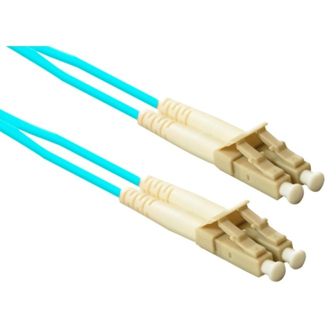 1.5M Fiber Lc To Lc 50/125 Aqua,Mmf Mmf Duplex Cable Taa Compliant