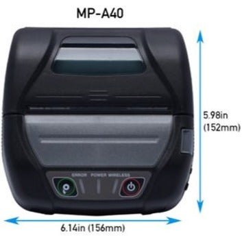 203Dpi Mp-A40 Mobile Printer,Bluetooth 100Mm/Sec 112Mm/80Mm