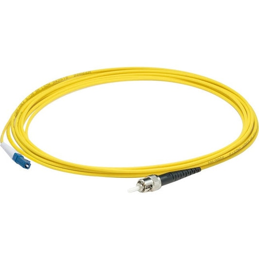 20M Lc/St M/M Os2 Patch,Cable Yellow Simplex Plenum Fiber