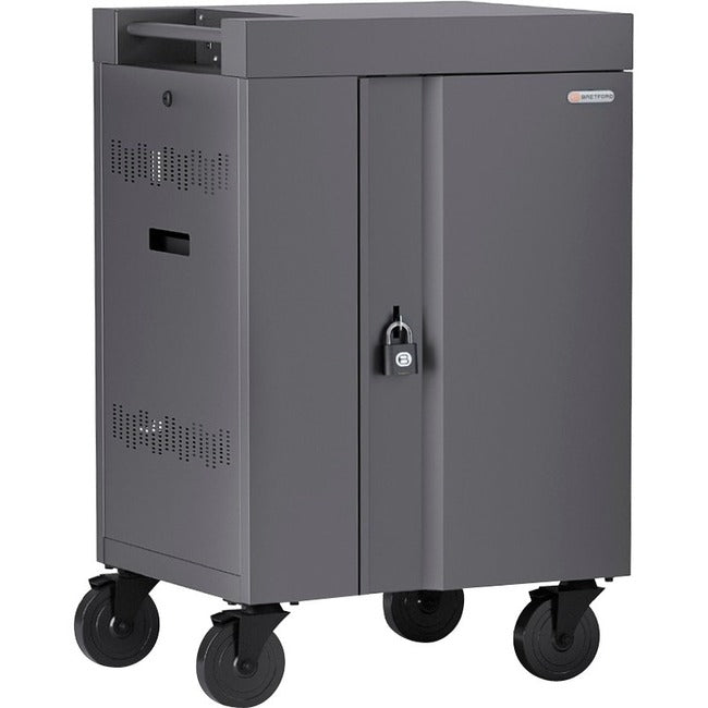 20X Cube Mini Ac Charge Cart Gr,270 Deg Doors Gra Finish