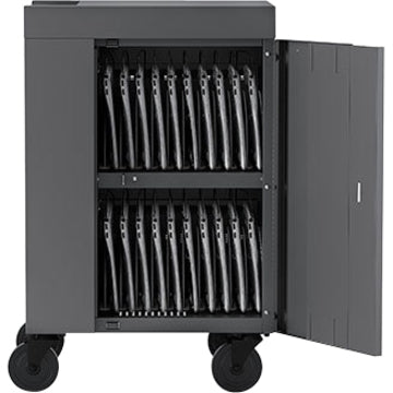 20X Cube Mini Ac Charge Cart Gr,270 Deg Doors Gra Finish