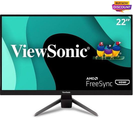 22" 1080P 1Ms 75Hz Freesync Monitor With Hdmi, Dp, And Vga