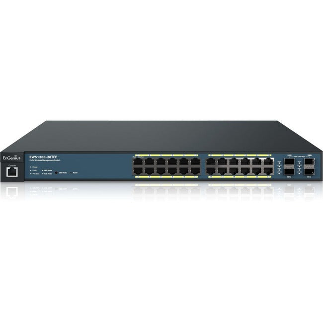 24Port Gigabit Layer 2 Mgd 410W,Poe+ Switch W/Wlan Ctlr & Ezmaster