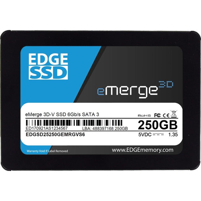 250Gb Emerge Ssd Sata 6Gb/S,2.5In 3D-V