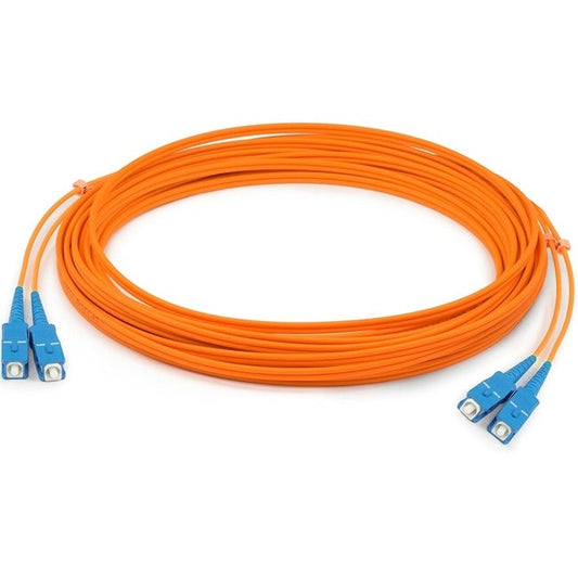 25M Fiber Sc M/M Om1 Upc Duplex,Lszh Orange Patch Cable