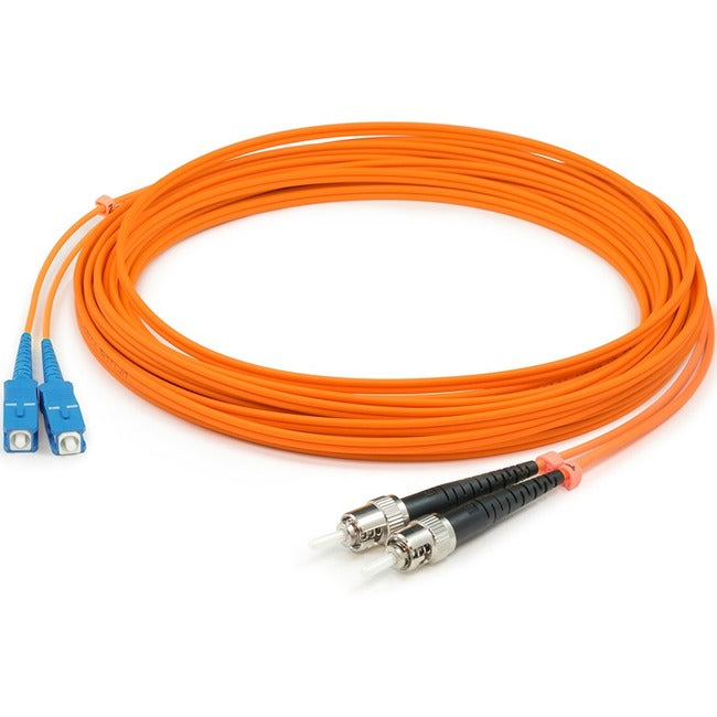 25M Fiber Sc To St M/M Om1 Upc,Duplex Lszh Patch Cable