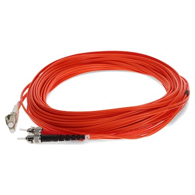 25M Fiber St M/M Om1 Upc Duplex,Lszh Orange Patch Cable