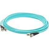 25M Fiber St M/M Om3 Upc Duplex,Lszh Aqua Patch Cable