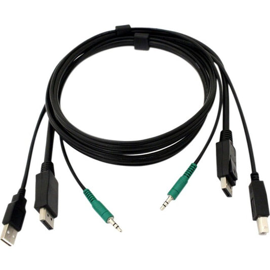 2Dp Usb A-B Audio Kvm Cable,