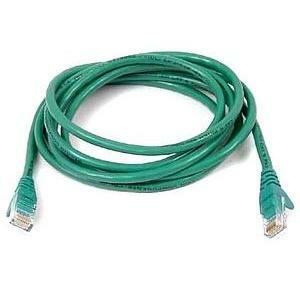 2Ft Cat5E Grn Snagless Utp Rj45,M/M Belkin Bag&Label