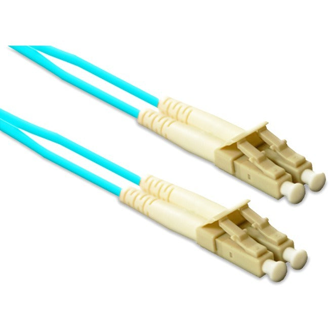 2M Fiber Lc/Lc 50/125 Om4 10G,Mmf Duplex Aqua Cable Taa Compliant