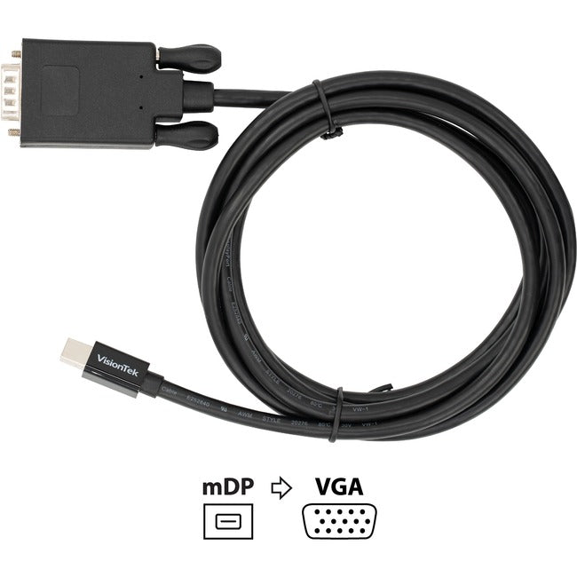 2M Mini Displayport To Vga,Active Cable M/M