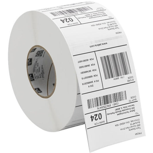 2Pk Label Papr 4X4.5In Dt 8000D,Lab Coated Perm Adh 3In 1000/Roll