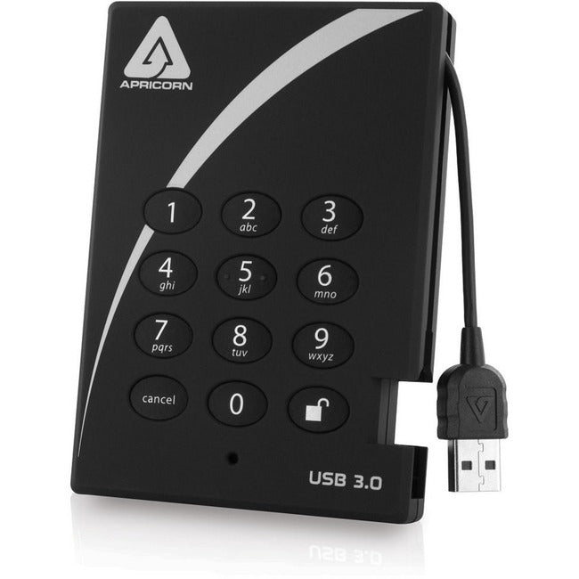 2Tb Aegis Padlock Ssd Aes Xts,Usb 3.0 Hw Encrypted Portable Drive