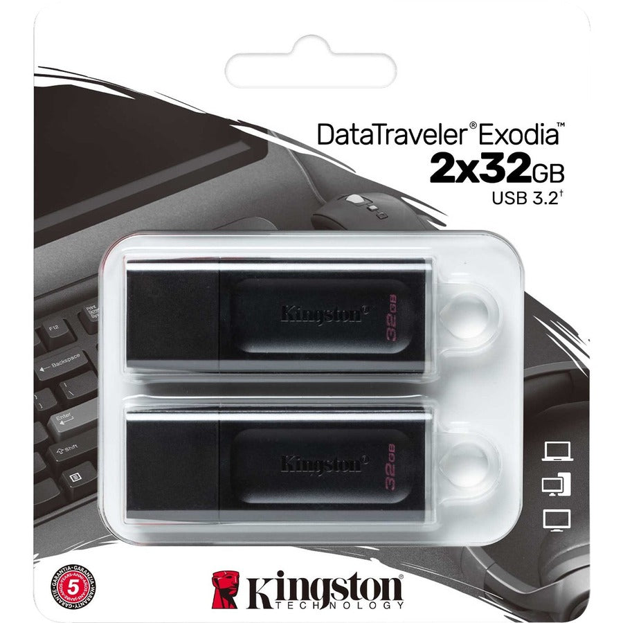 32Gb Usb3.2 Gen 1 Datatraveler,Exodia Black+ White 2 Pieces ****