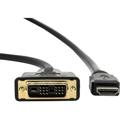 3Ft Hdmi To Dvi-D M/M Cable Dvi,18+1 Gold Plated Shielding Blk