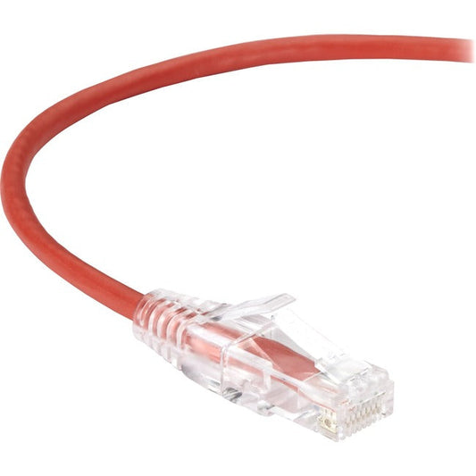 3Ft Red Cat6 Slim 28Awg Patch C,Able 250Mhz Utp Cm Snagless