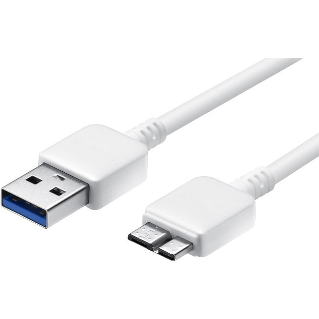 3Ft Samsung S5 Cable Usb 3,Micro B Charge And Sync White 1M