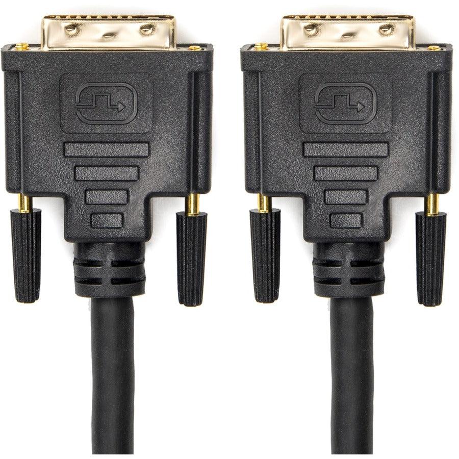 3Ft Dvi Single Link M/M Cable,Dvi 18+1 Gold Plated Black Cable