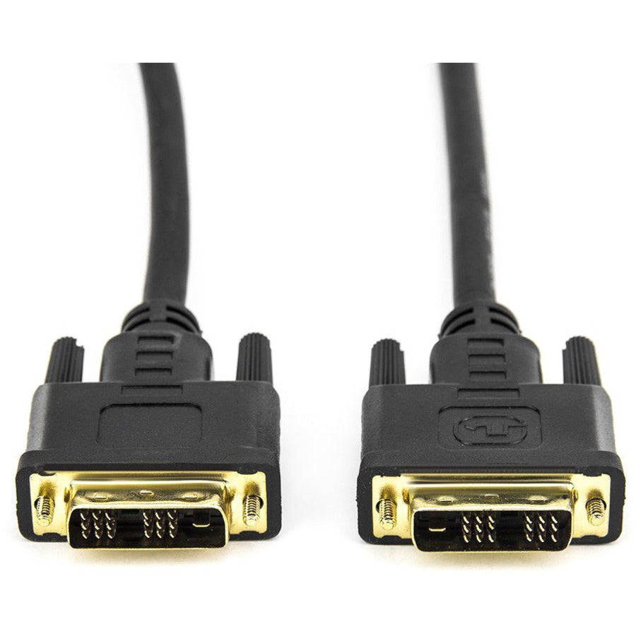 3Ft Dvi Single Link M/M Cable,Dvi 18+1 Gold Plated Black Cable