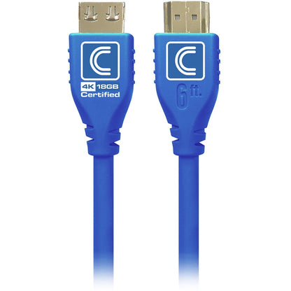 3Ft Microflex Pro Av/It Certif,18G Highspeed Hdmi Cable Cool Blue