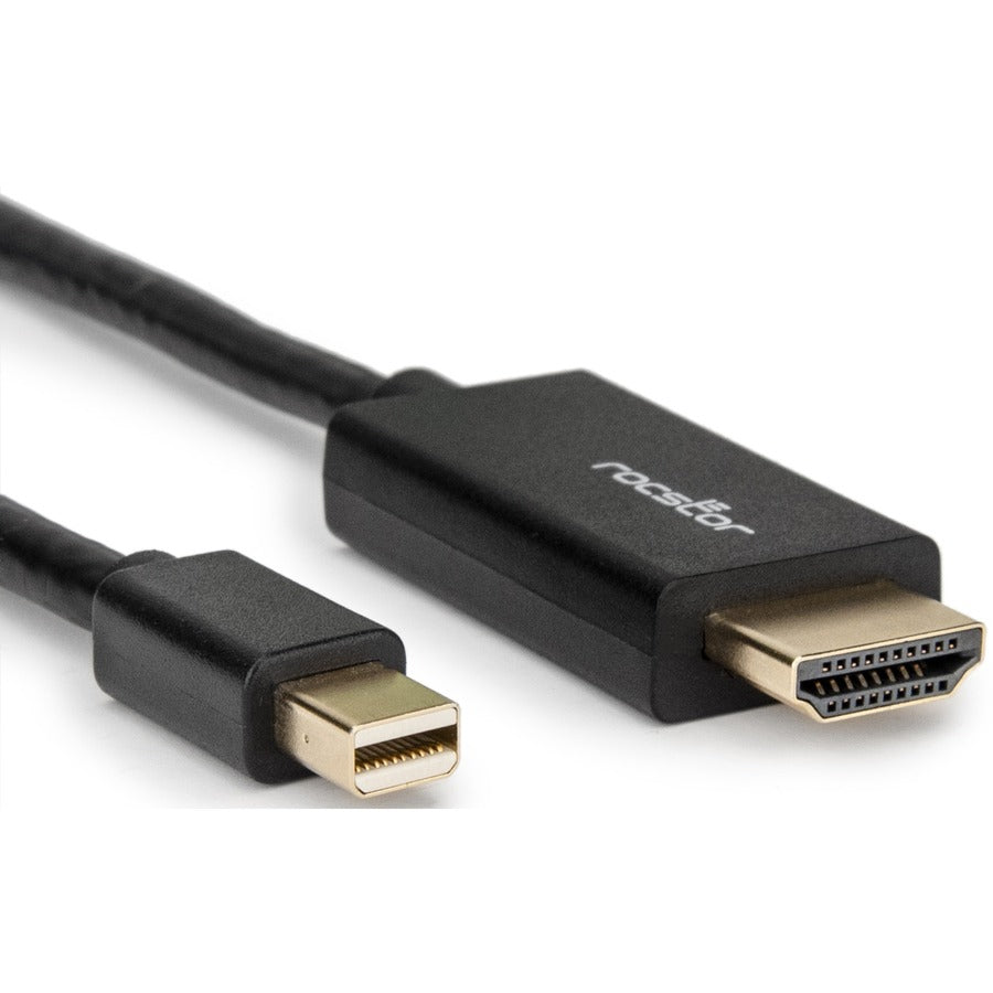 3Ft Mini Displayport To Hdmi,M/M 4Kx2K 30Hz Cable Black