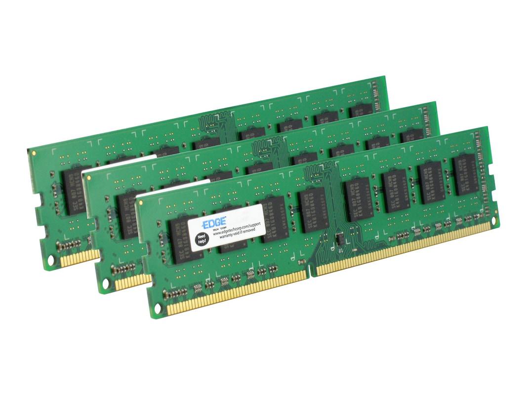 3Gb Kit 3X1Gb Pc310600 Ddr3,240Pin Nonecc Unbuff