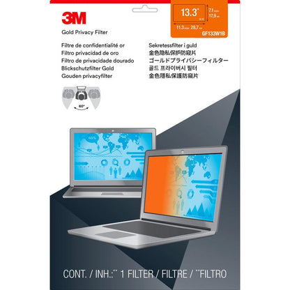 3M Gold Privacy Filter For 13.3" Widescreen Laptop (16:10)