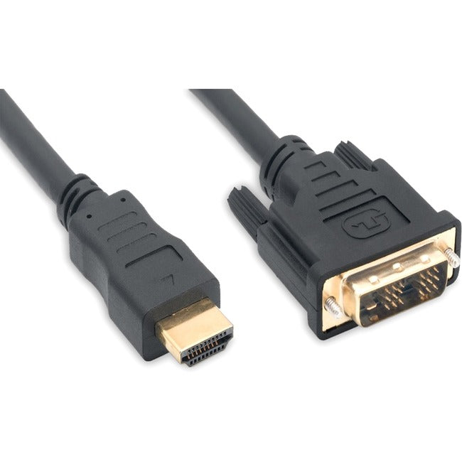 3M Hdmi Male To Dvi Male,28Awg Black Cable