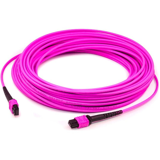 3M Mpo F/F Patch Cable,3M Magenta 12-Strand Om4 Fiber