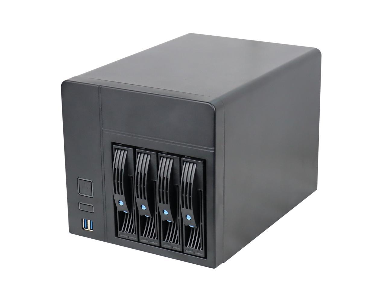4-Bay Nas Chassis Atx Diy Hot-Swappable Ipfs Server Mini Mini-Itx Chassis / Empty Case