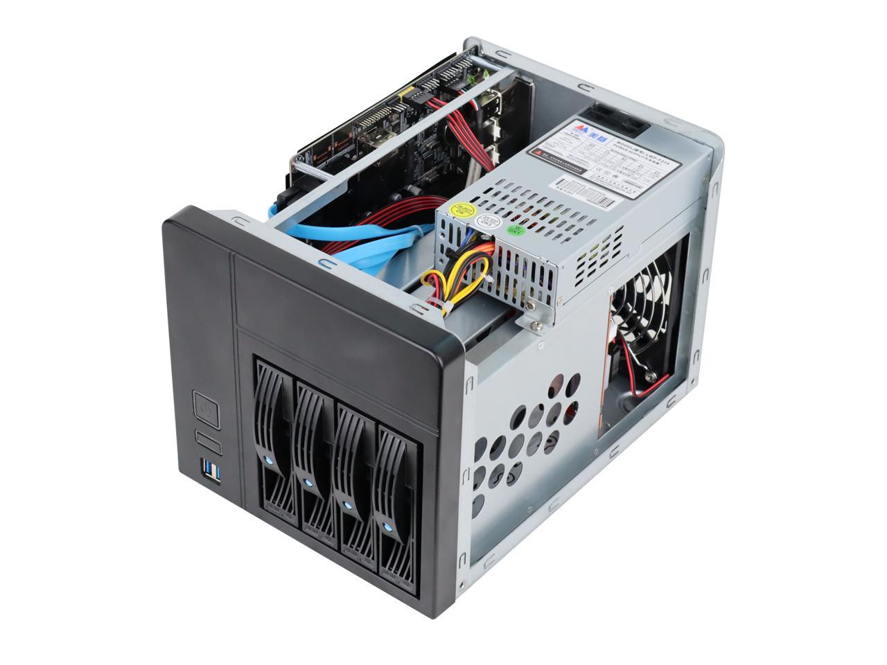 4Bay Nas Chassis Atx Diy HotSwappable Ipfs Server Mini TeciSoft