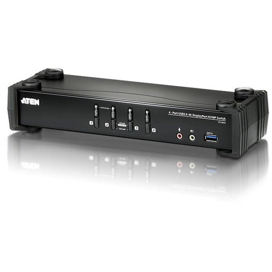 4Port Usb3.0 4K Dp Kvmp Switch,Support Up To 4096X2160 60Hz