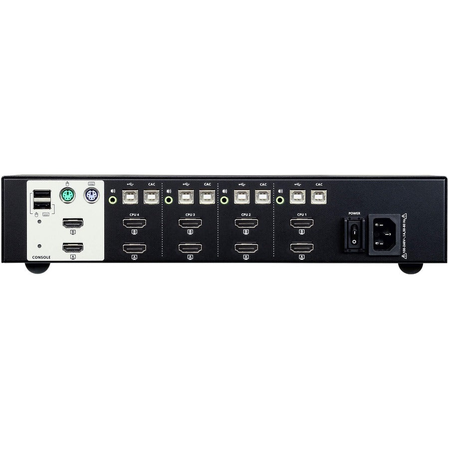 4Port Dual Display Hdmi Secure,Kvm With Pp 3.0