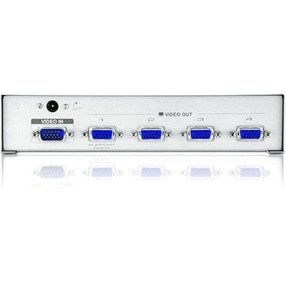 4Port Video Splitter W/ Support,Up To 1280X1024