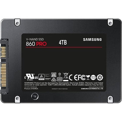 4Tb Sata Iii 2.5In 860 Pro,White Box 5Yr Warr Commerical