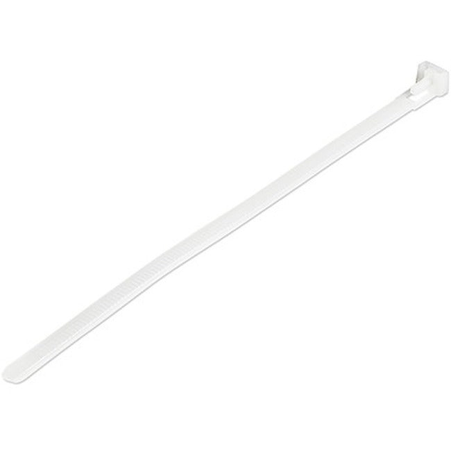 4Xem 1000 Pack 6" Cable Ties - White Medium Nylon/Plastic Zip Tie