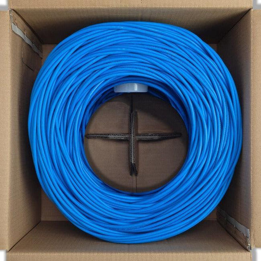 4Xem 1000Ft Cat5E Utp Network Patch Cable Roll (Blue)