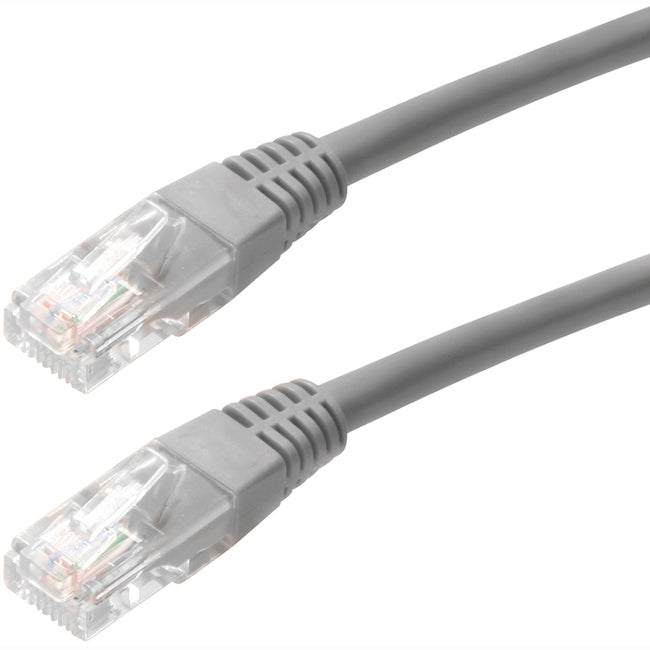 4Xem 100Ft Cat5E Molded Rj45 Utp Network Patch Cable (Gray)