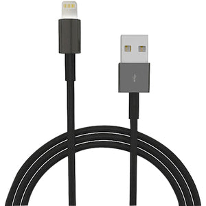 4Xem 10Ft 3M Black Charging Data And Sync Cable For Apple Iphone 5 5S 6 6S 6Plus 7 7Plus