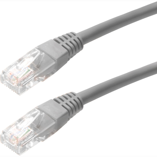 4Xem 10Ft Cat5E Molded Rj45 Utp Network Patch Cable (Gray)