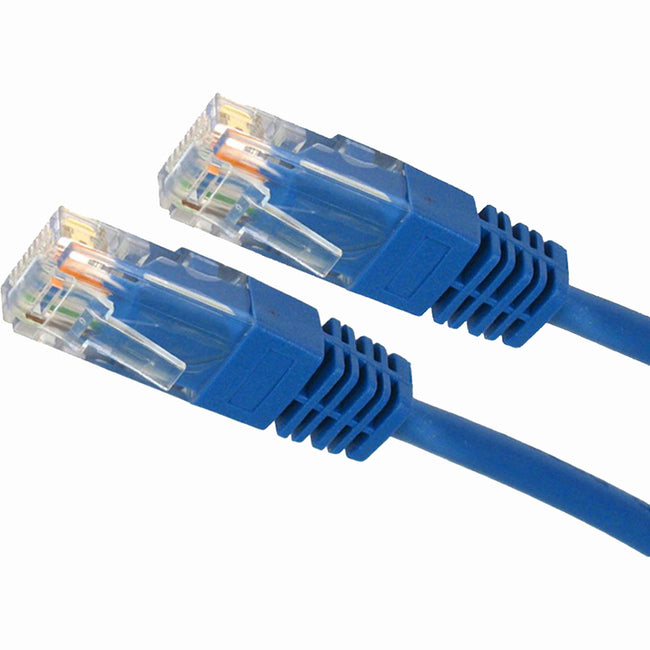 4Xem 1Ft Cat5E Molded Rj45 Utp Network Patch Cable (Blue)