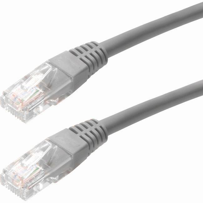 4Xem 25Ft Cat5E Molded Rj45 Utp Network Patch Cable (Gray)